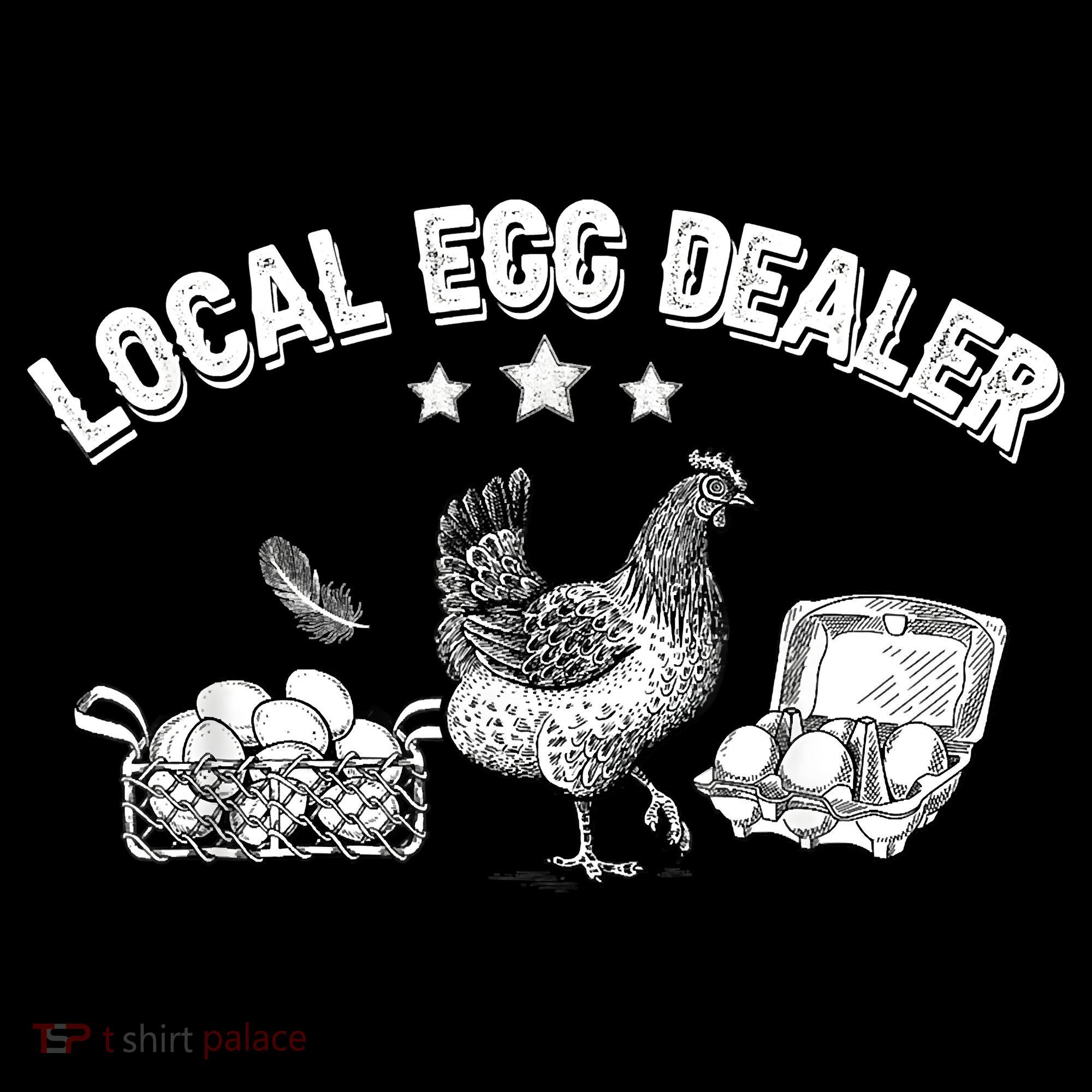 Local Egg Dealer Funny Bleached Chicken Lover Farm Farmer Coffee Mug