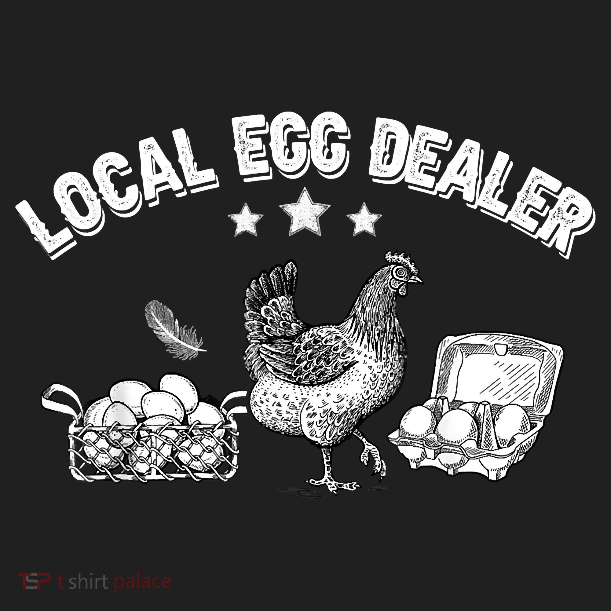 Local Egg Dealer Funny Bleached Chicken Lover Farm Farmer Tumbler