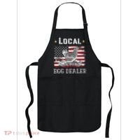 Local Egg Dealer Funny American Flag Apron thumb 0