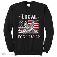 Local Egg Dealer Funny American Flag Sweatshirt thumb 0