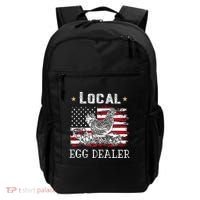 Local Egg Dealer Funny American Flag Backpack thumb 0