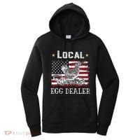Local Egg Dealer Funny American Flag Women's Hoodie thumb 0