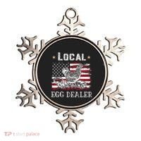 Local Egg Dealer Funny American Flag Ornament thumb 0
