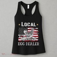 Local Egg Dealer Funny American Flag Women's Tank Top thumb 3