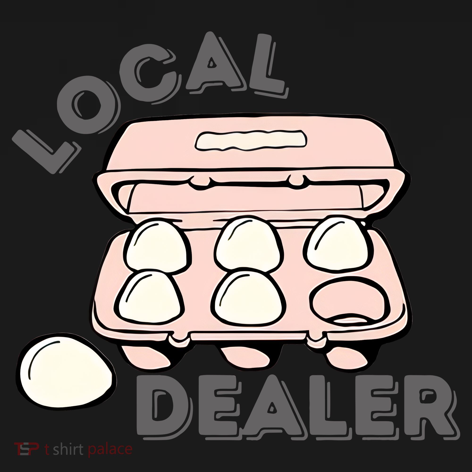 Local Egg Dealer Happy Easter Local Egg Dealer Farmer Farming Coaster