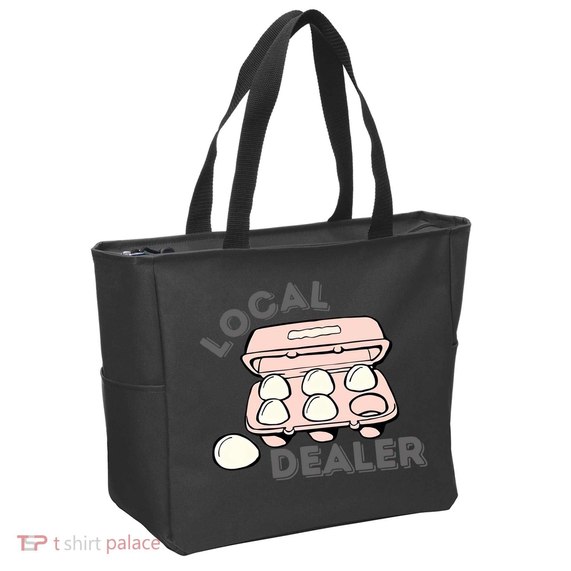 Local Egg Dealer Happy Easter Local Egg Dealer Farmer Farming Tote Bag