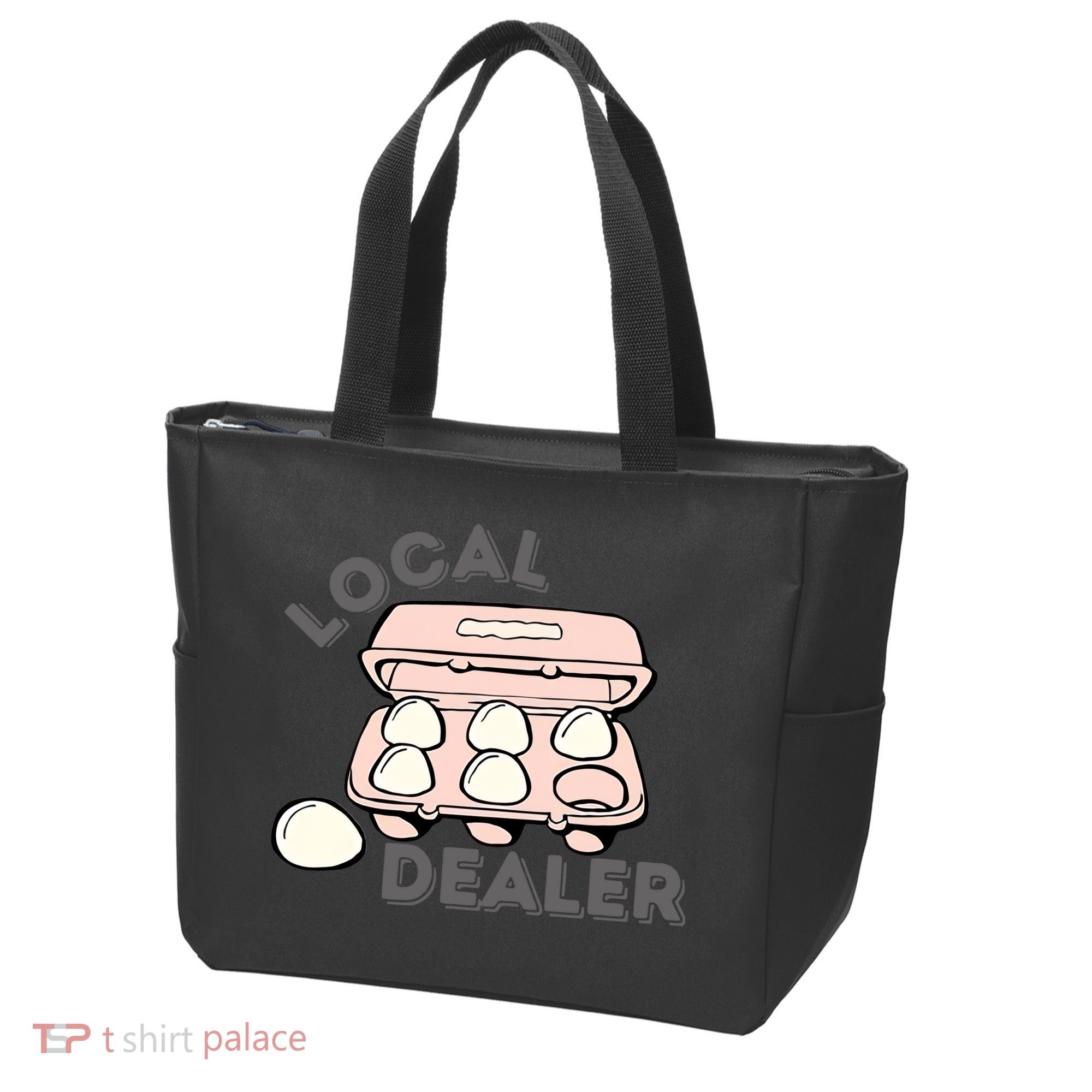 Local Egg Dealer Happy Easter Local Egg Dealer Farmer Farming Tote Bag