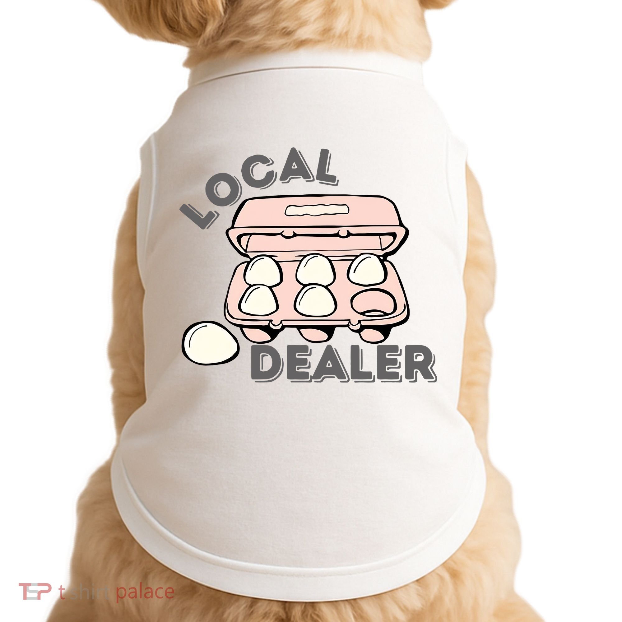 Local Egg Dealer Happy Easter Local Egg Dealer Farmer Farming Doggie Tank