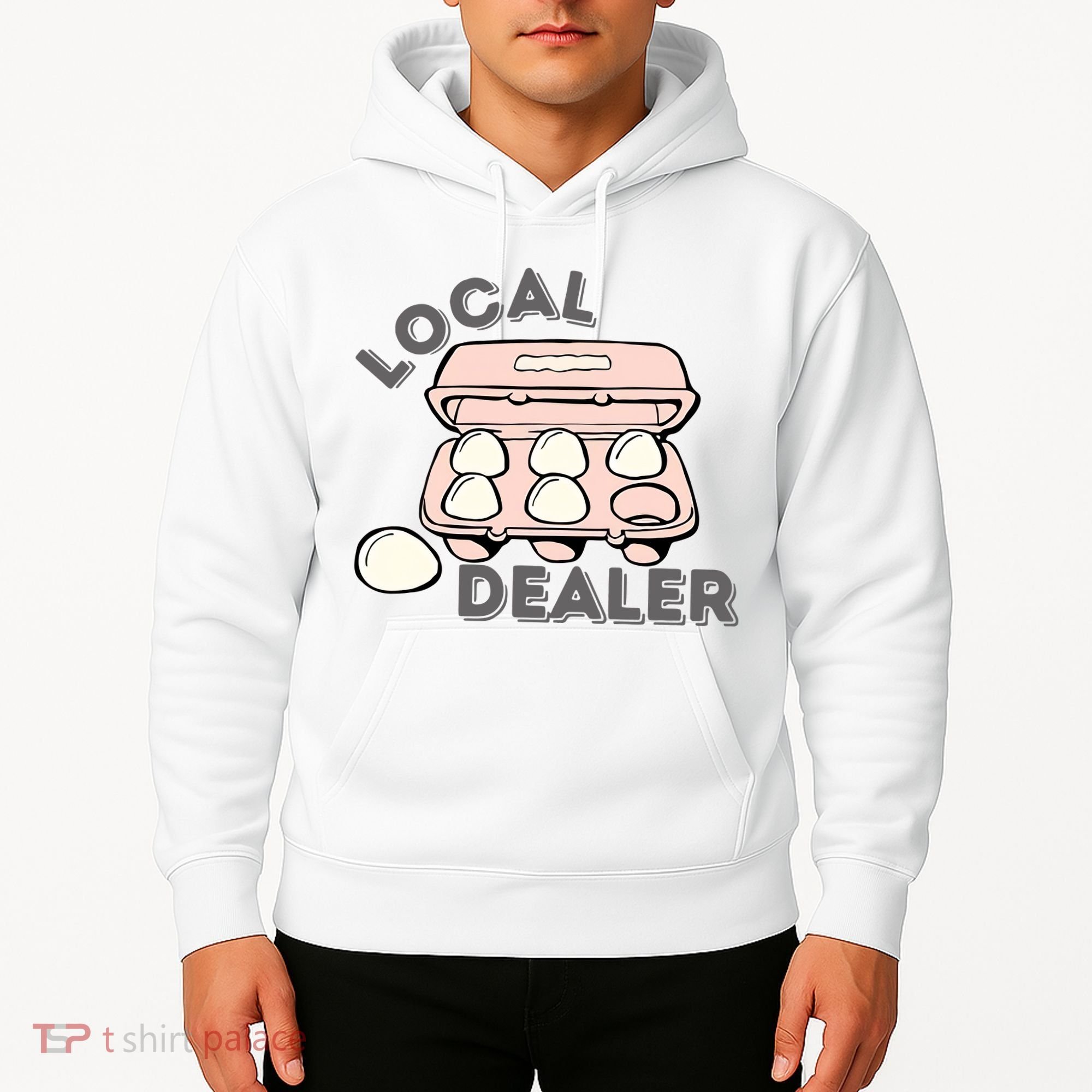Local Egg Dealer Happy Easter Local Egg Dealer Farmer Farming Hoodie