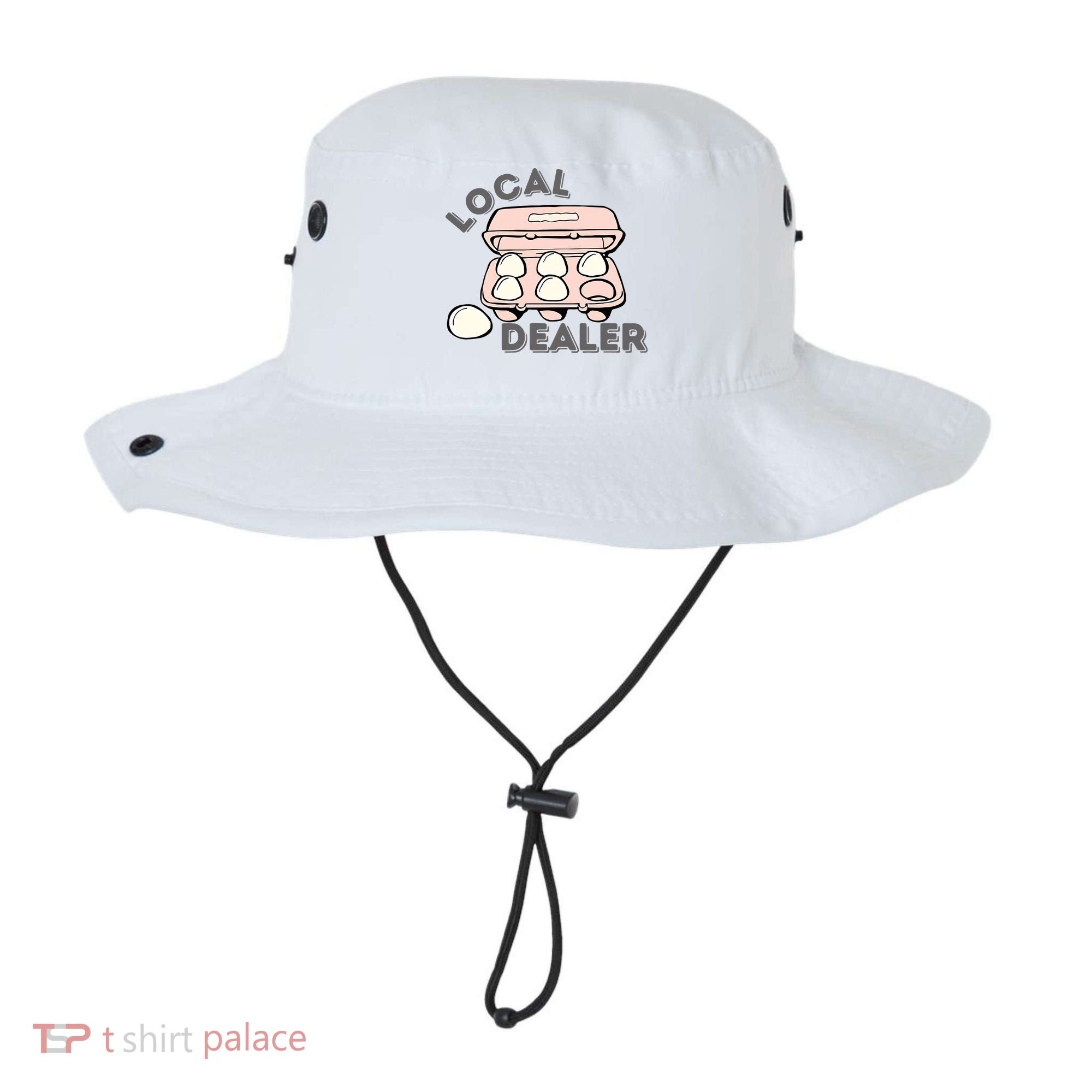 Local Egg Dealer Happy Easter Local Egg Dealer Farmer Farming Bucket Hat