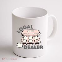 Local Egg Dealer Happy Easter Local Egg Dealer Farmer Farming Coffee Mug thumb 1