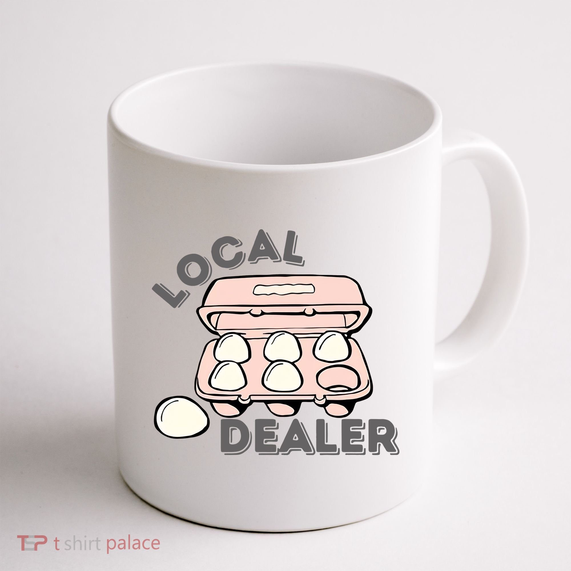 Local Egg Dealer Happy Easter Local Egg Dealer Farmer Farming Coffee Mug