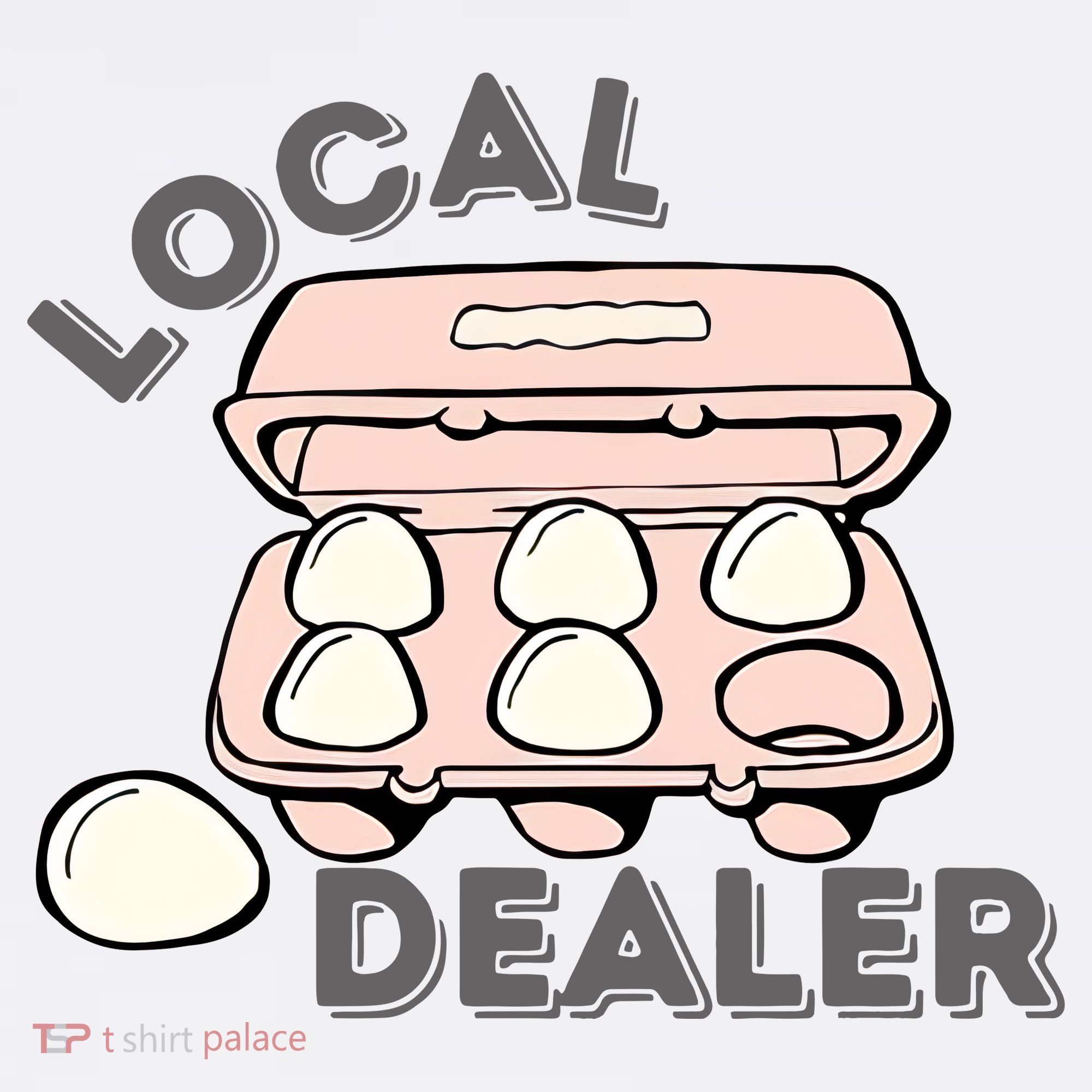 Local Egg Dealer Happy Easter Local Egg Dealer Farmer Farming Mousepad