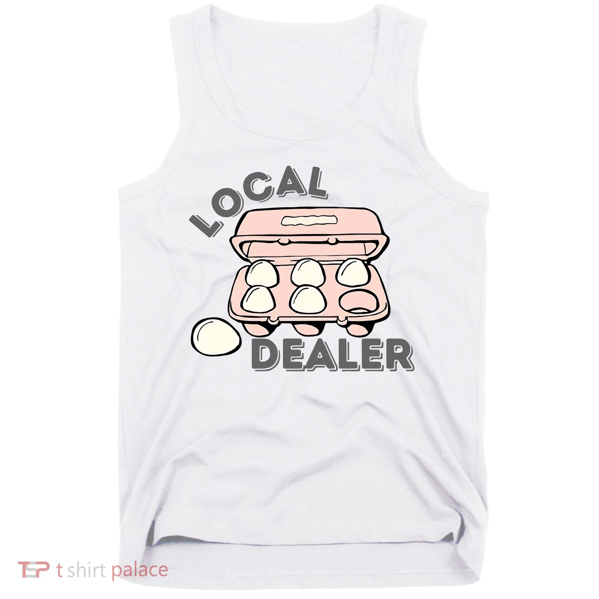 Local Egg Dealer Happy Easter Local Egg Dealer Farmer Farming Tank Top