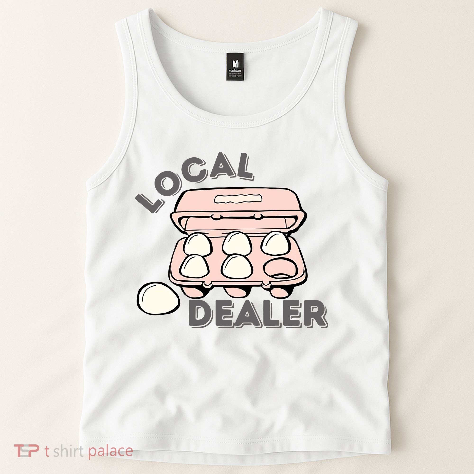 Local Egg Dealer Happy Easter Local Egg Dealer Farmer Farming Tank Top