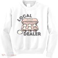 Local Egg Dealer Happy Easter Local Egg Dealer Farmer Farming Kids Sweatshirt thumb 0