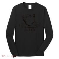 Local Egg Dealer Funny Bleached Chicken Lover Farm Farmer Long Sleeve Shirt thumb 0