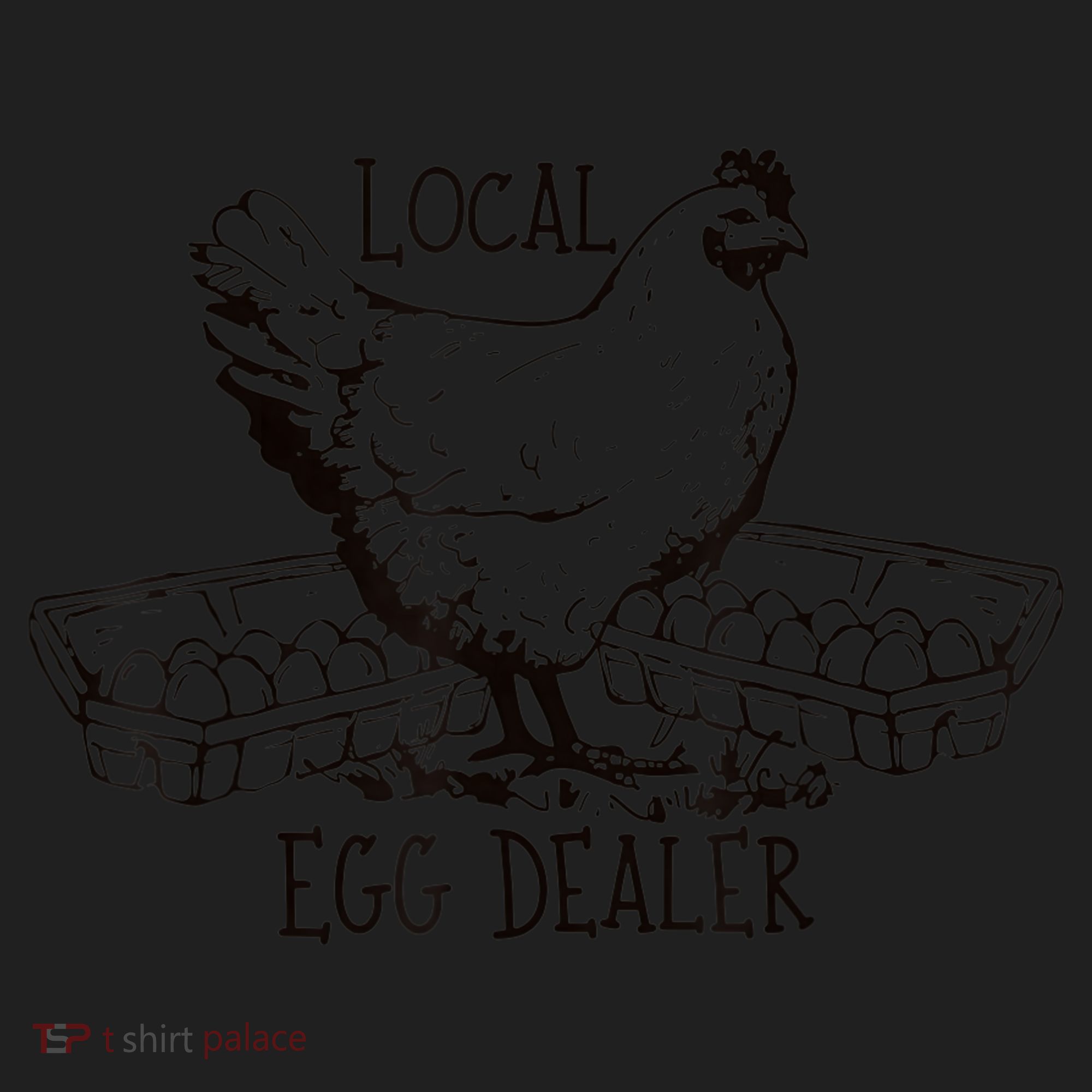 Local Egg Dealer Funny Bleached Chicken Lover Farm Farmer Beanie