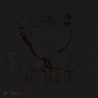 Local Egg Dealer Funny Bleached Chicken Lover Farm Farmer Baby Bodysuit thumb 2