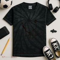 Local Egg Dealer Funny Bleached Chicken Lover Farm Farmer Kids Tie-Dye T-Shirt thumb 2