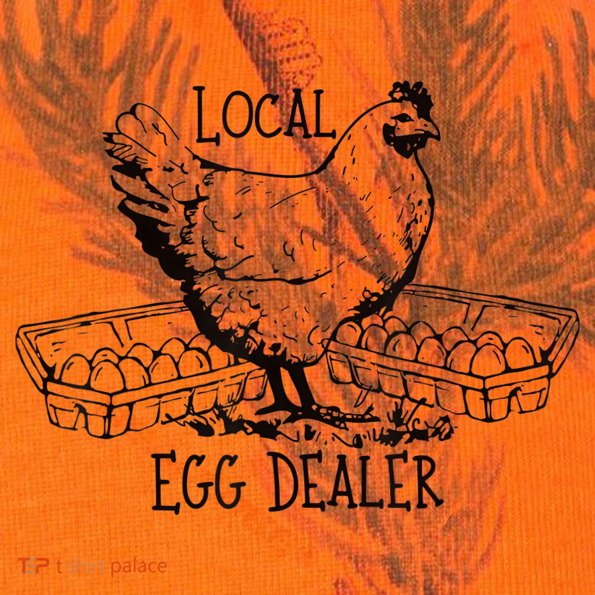 Local Egg Dealer Funny Bleached Chicken Lover Farm Farmer Kati Licensed 12" Camo Cuffed Beanie