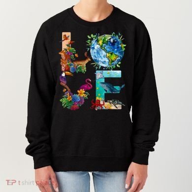 Love Earth Day Nature Women's Sweatshirt