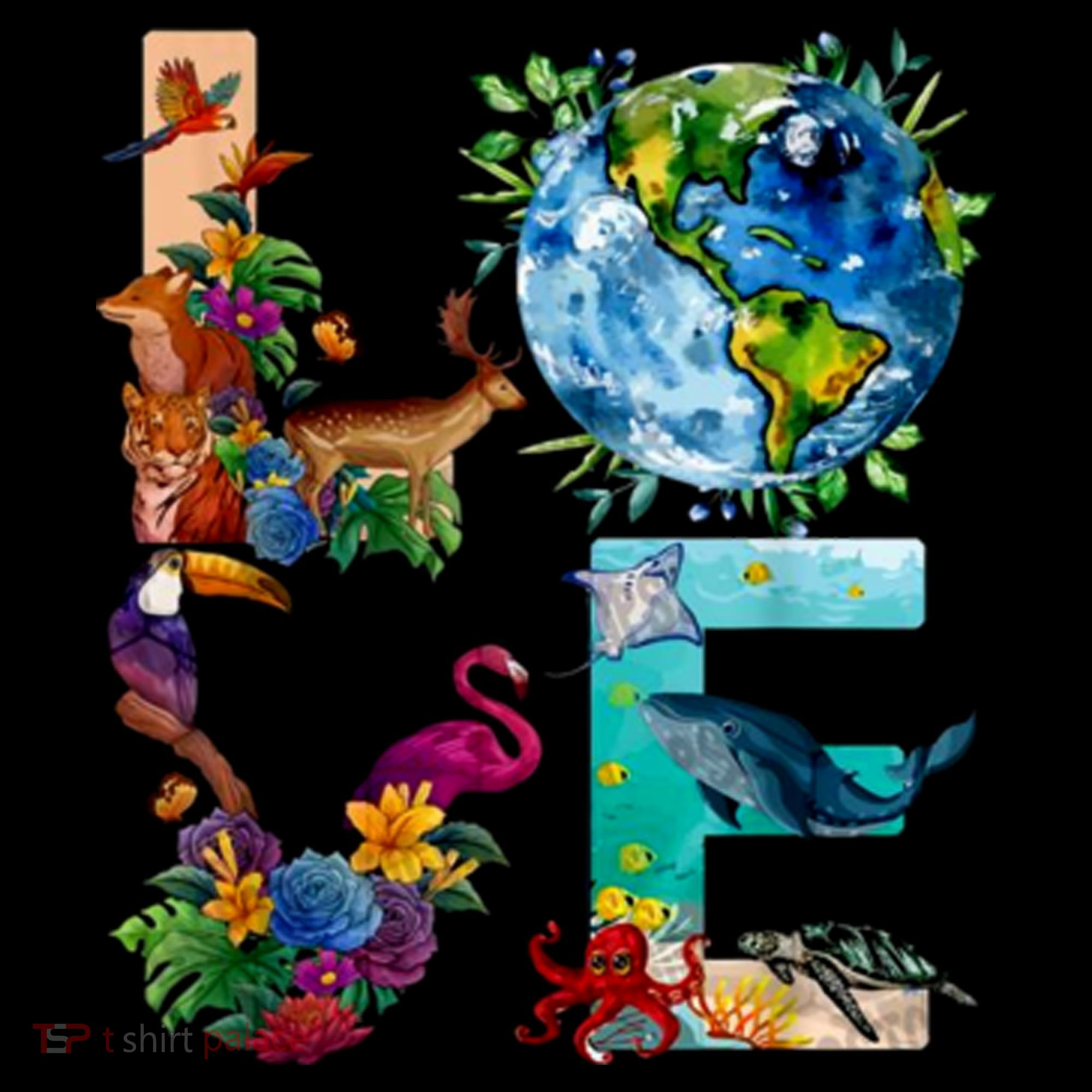 Love Earth Day Nature Doggie Tank