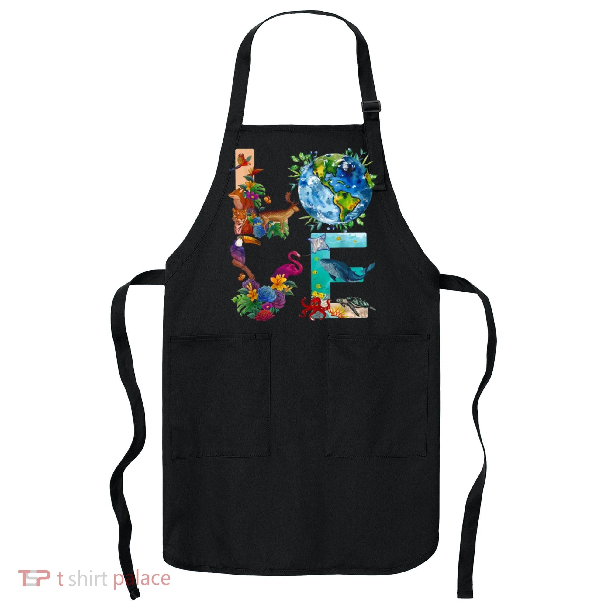 Love Earth Day Nature Apron