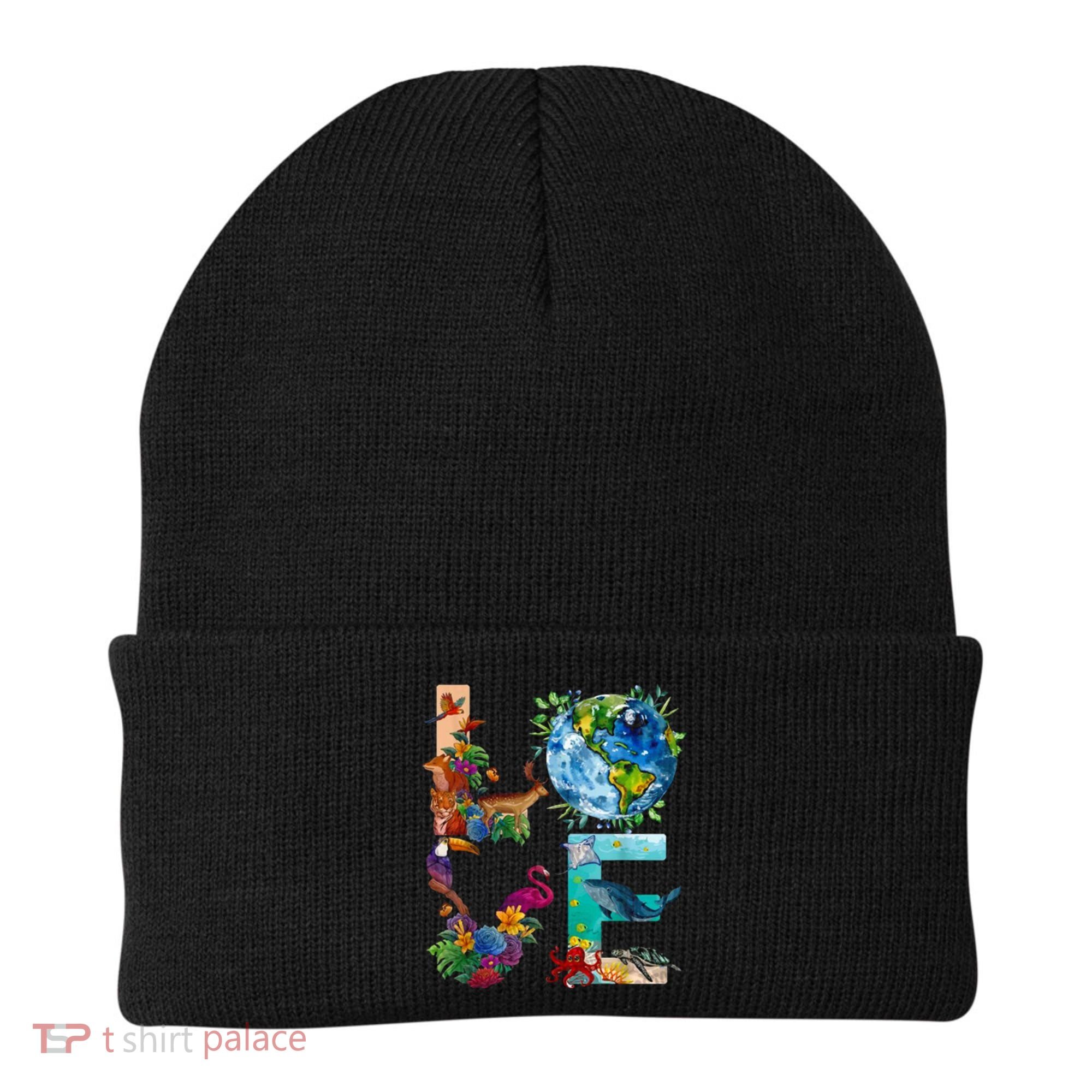 Love Earth Day Nature Beanie