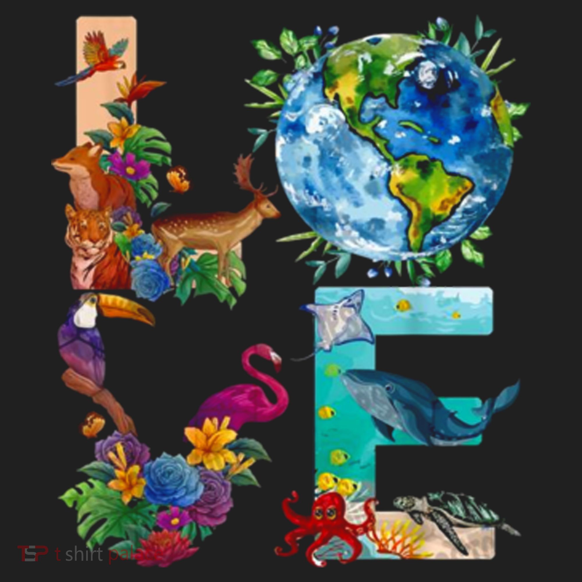 Love Earth Day Nature Tumbler