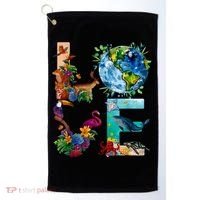 Love Earth Day Nature Golf Towel thumb 0