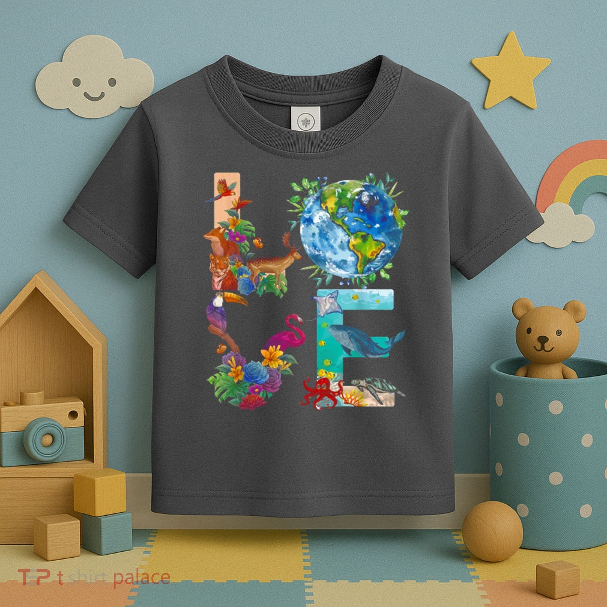 Love Earth Day Nature Toddler T-Shirt