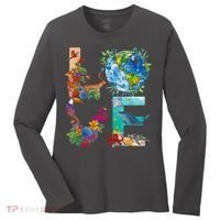 Love Earth Day Nature Women's Long Sleeve Shirt thumb 0