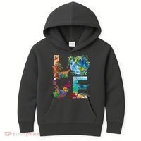 Love Earth Day Nature Kids Hoodie thumb 0