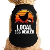Local Egg Dealer Funny Retro Egg Peddler Chicken Egg Farmer Doggie Tank thumb 0