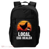 Local Egg Dealer Funny Retro Egg Peddler Chicken Egg Farmer Backpack thumb 0