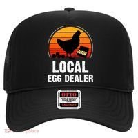 Local Egg Dealer Funny Retro Egg Peddler Chicken Egg Farmer Hat thumb 0