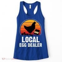 Local Egg Dealer Funny Retro Egg Peddler Chicken Egg Farmer Women's Tank Top thumb 0