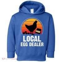 Local Egg Dealer Funny Retro Egg Peddler Chicken Egg Farmer Toddler Hoodie thumb 0