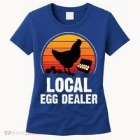 Local Egg Dealer Funny Retro Egg Peddler Chicken Egg Farmer Women's T-Shirt thumb 0