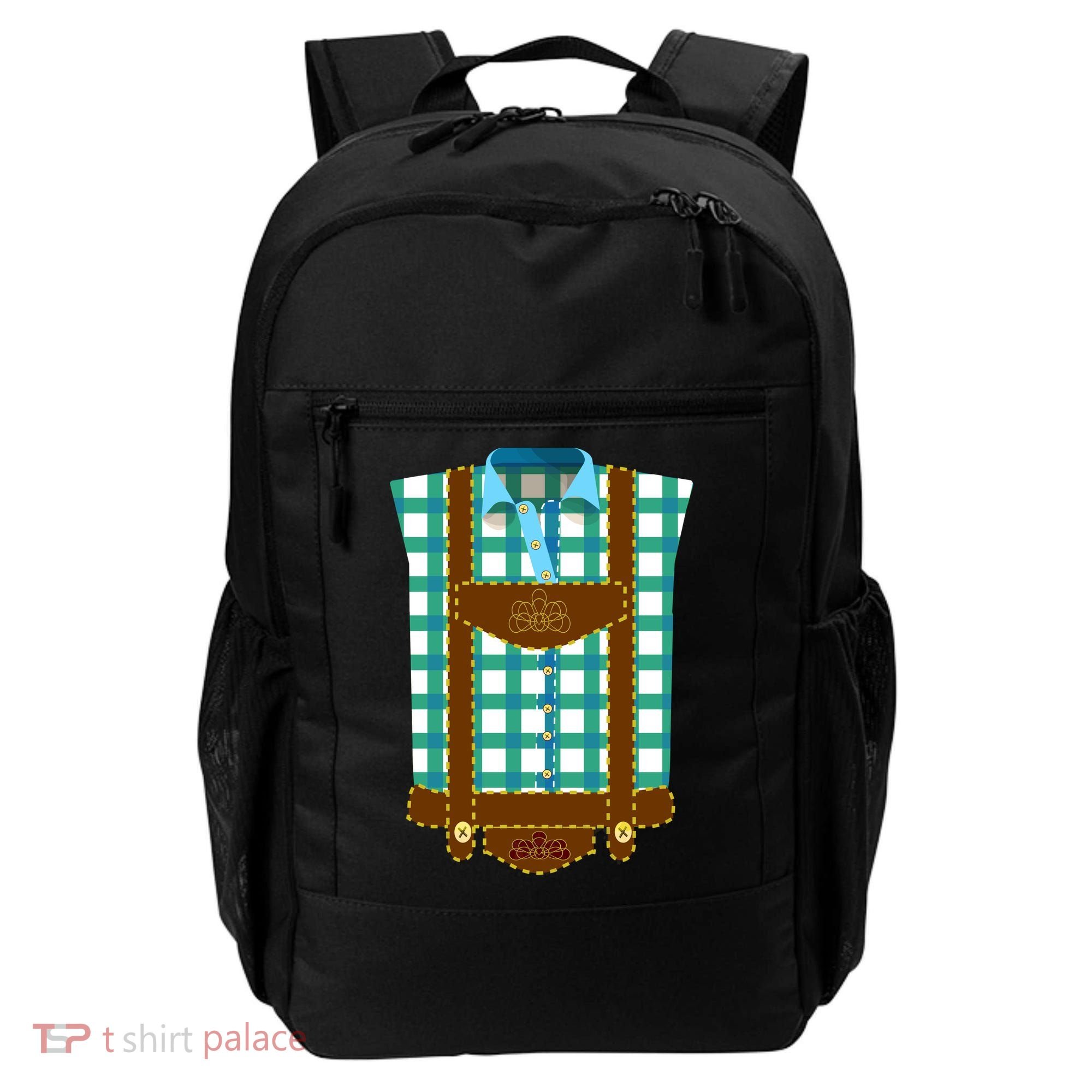 Lederhosen Costume Funny Oktoberfest Tux Backpack
