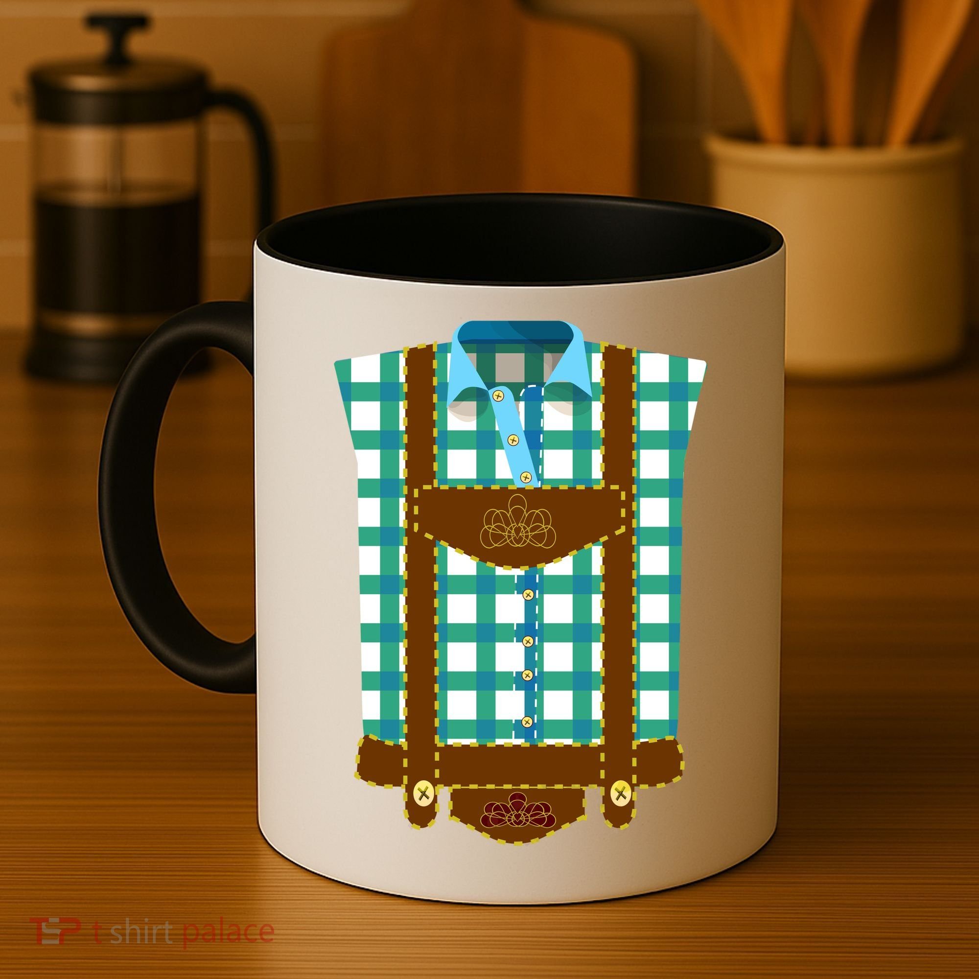 Lederhosen Costume Funny Oktoberfest Tux Coffee Mug