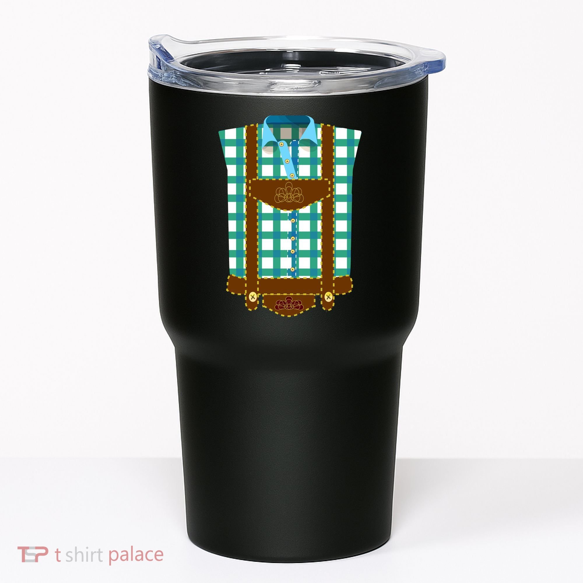 Lederhosen Costume Funny Oktoberfest Tux Tumbler