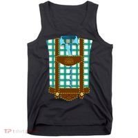 Lederhosen Costume Funny Oktoberfest Tux Tank Top thumb 0