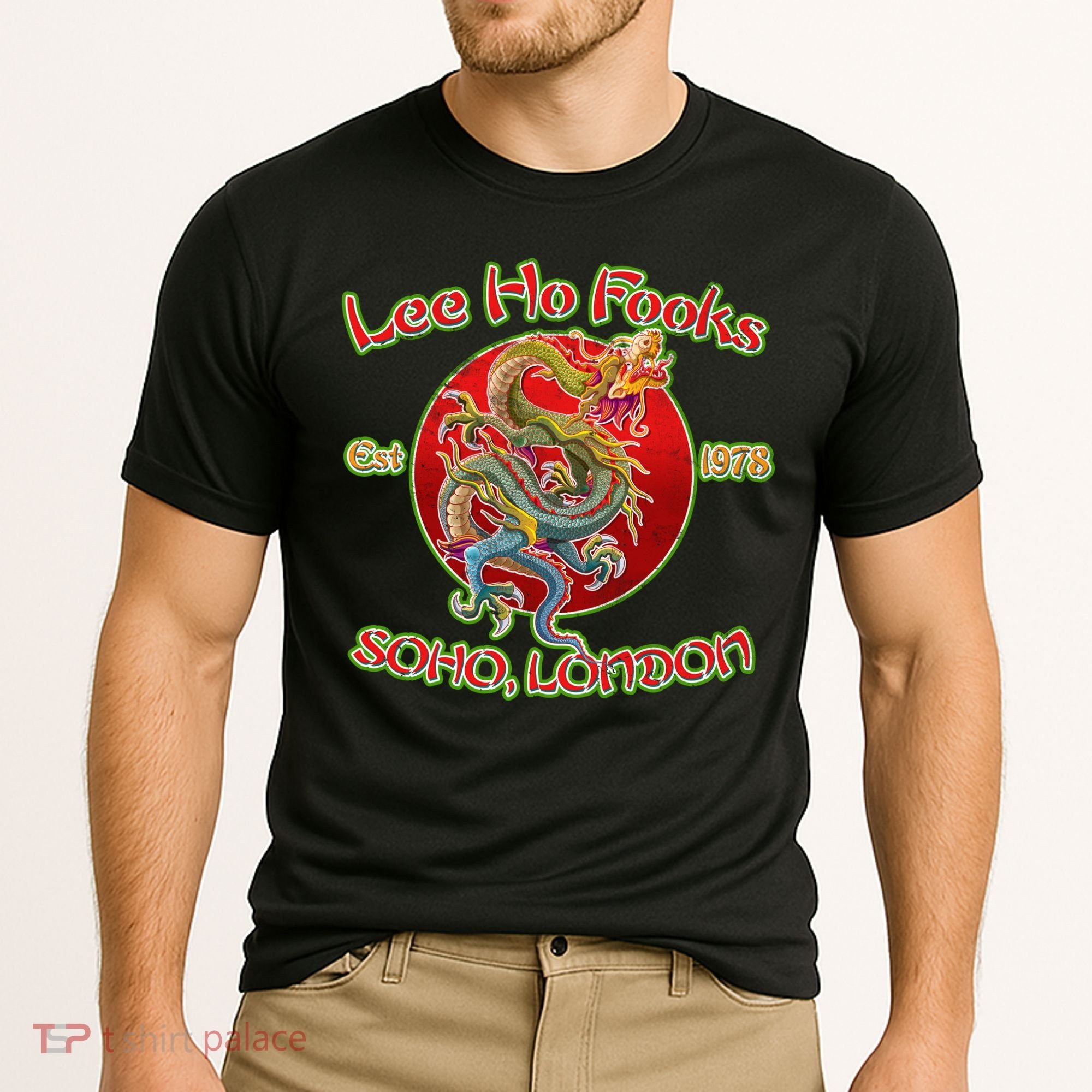 Lee Ho Fooks Soho London Est 1978 Cooling Performance Crew T-Shirt