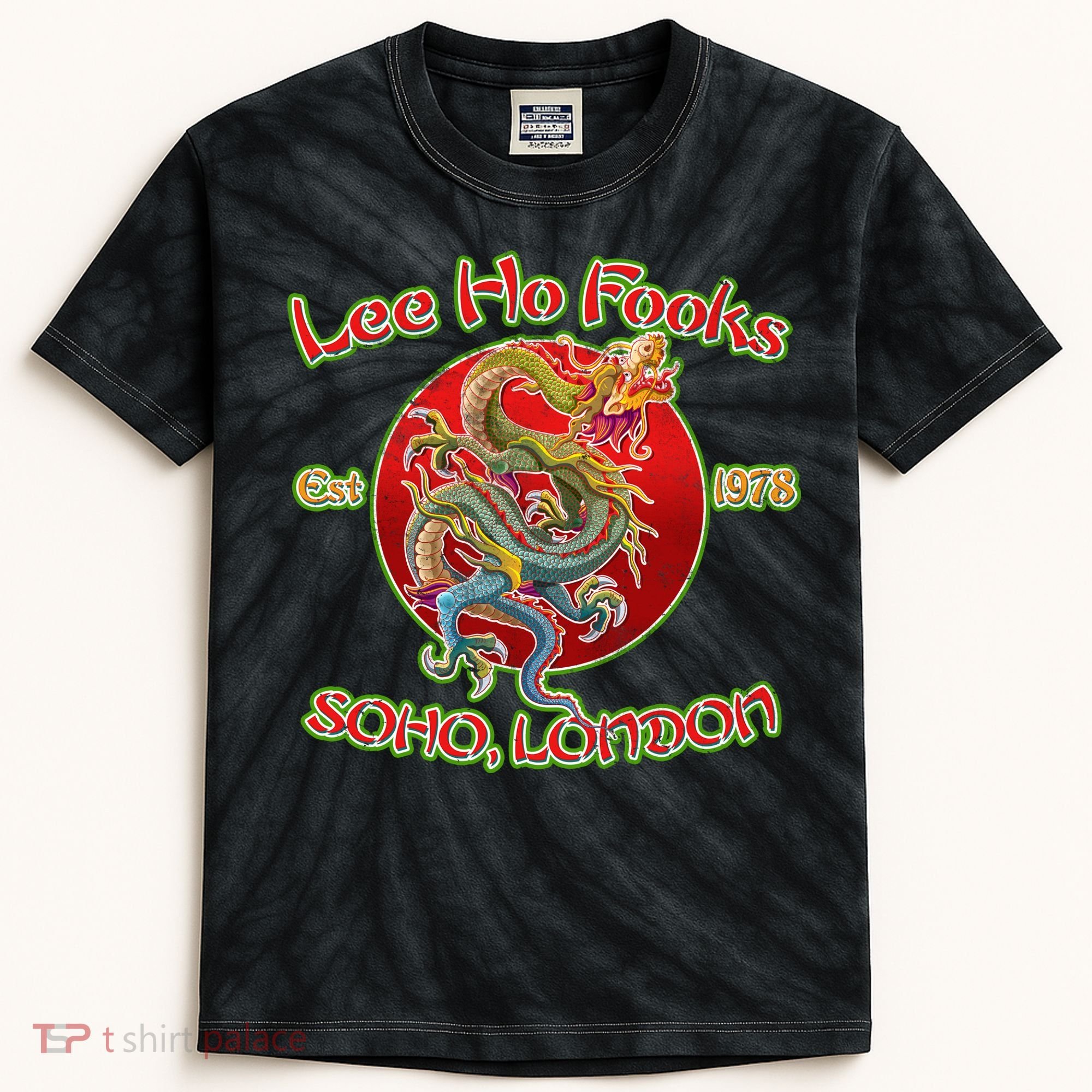 Lee Ho Fooks Soho London Est 1978 Kids Tie-Dye T-Shirt