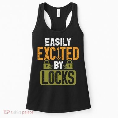 Locksmith Easily Excited Lockpicking Lock Pick Locksmithing Women's Tank Top