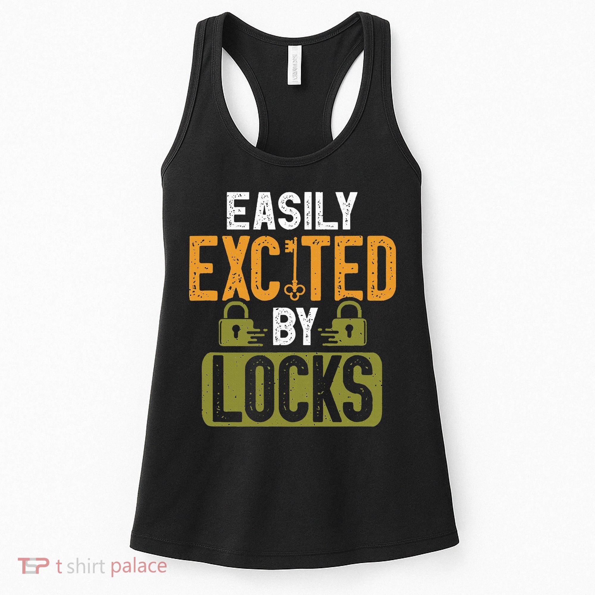 Locksmith Easily Excited Lockpicking Lock Pick Locksmithing Women's Tank Top