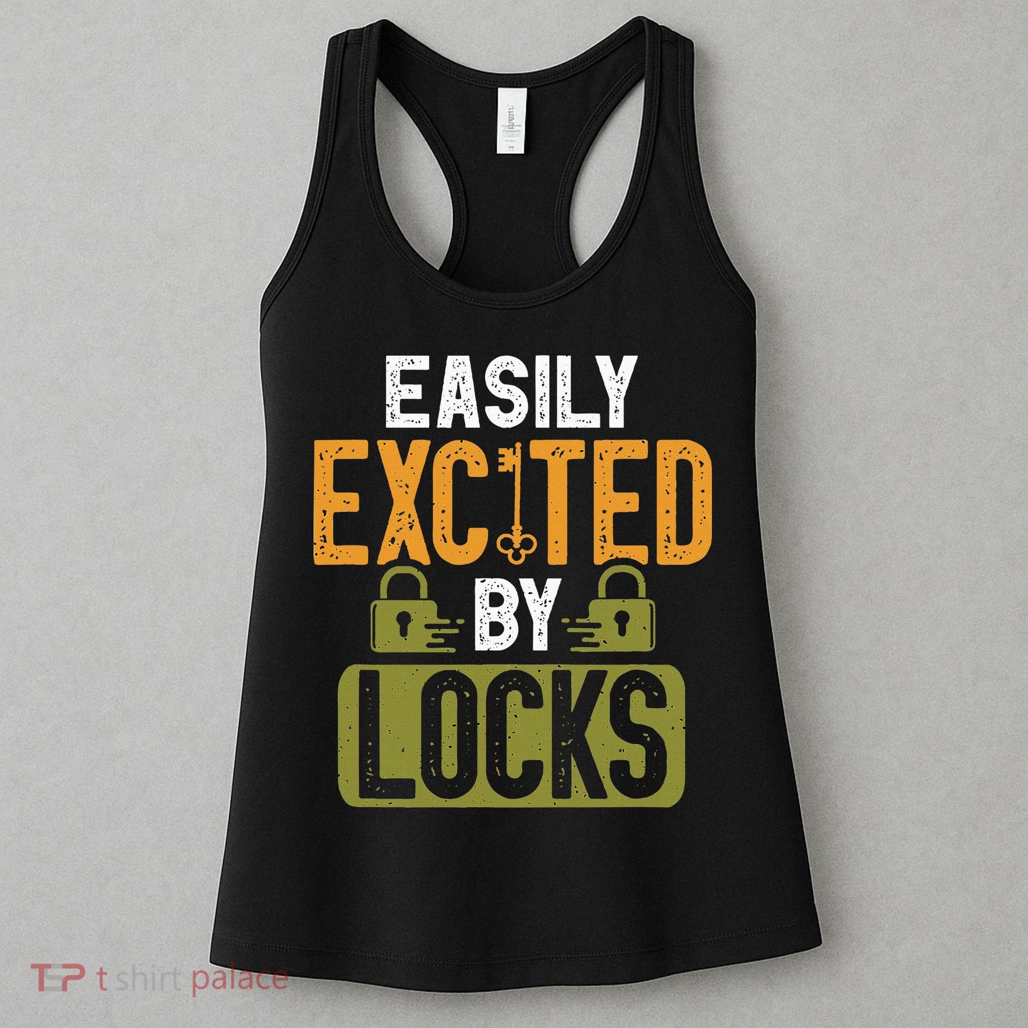 Locksmith Easily Excited Lockpicking Lock Pick Locksmithing Women's Tank Top