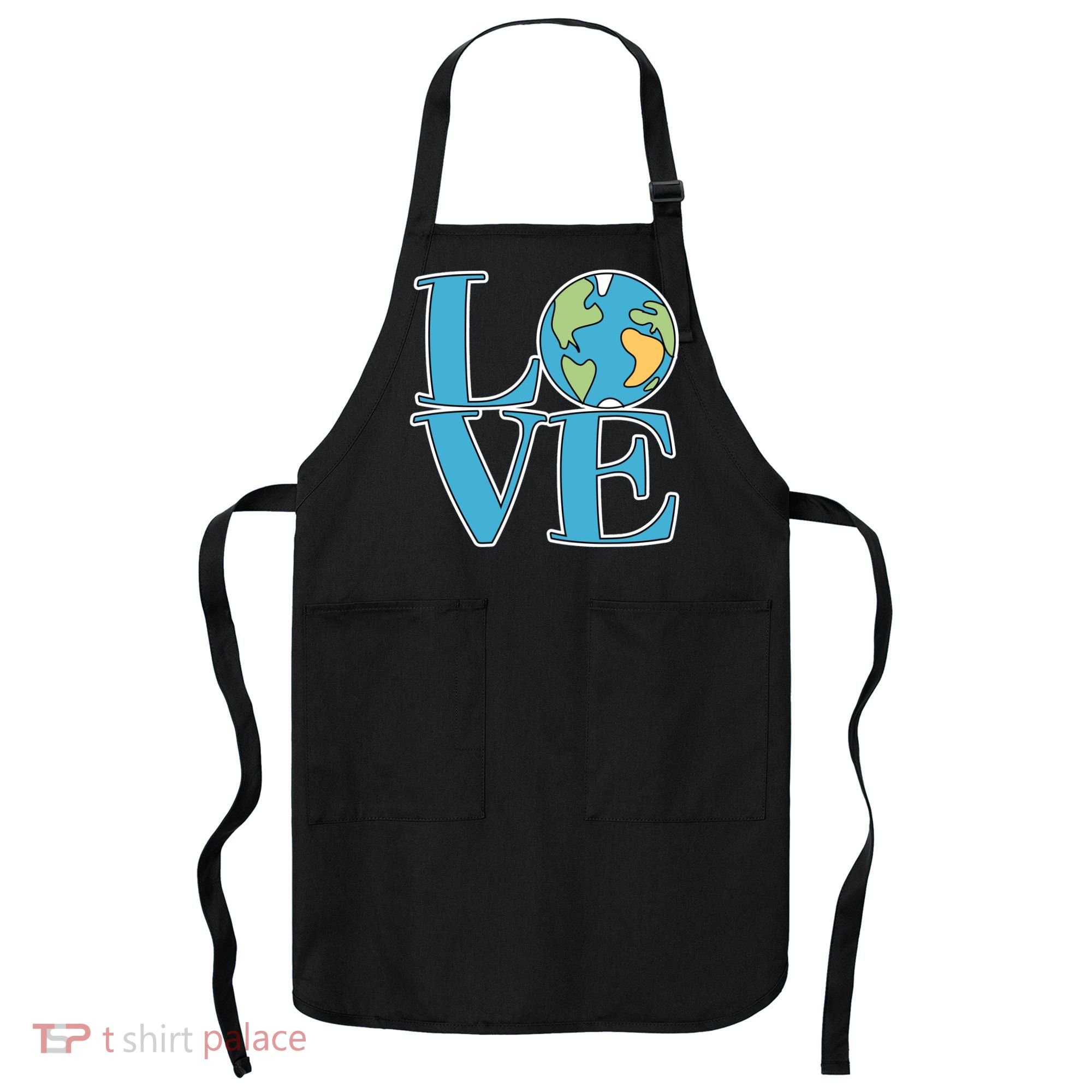Love Earth Earth Day Simple Letter Box Apron